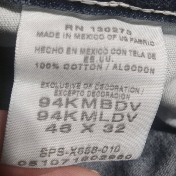 Wrangler Men's Classic Carpenter Jeans 46x32 NWT - Picture 8 of 8